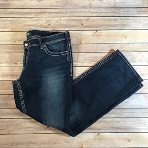 Silver Aiko Baby Boot Jeans